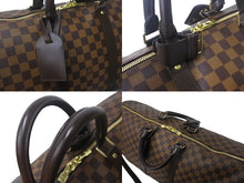 Load image into Gallery viewer, 極美品 LOUIS VUITTON ルイヴィトン キーポル バンドリエール55 ボストンバッグ N41414 ダミエエベヌ ブラウン 中古 4c068586