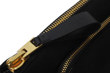 画像をギャラリービューアに読み込む, 極美品 TOM FORD トムフォード DOUBLE ZIP PORTFOLIO クラッチバッグ H0504T-LCL213-U9000 牛革 ブラック 中古 4c068589