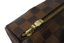 Load image into Gallery viewer, LOUIS VUITTON ルイヴィトン パピヨンPM 26 ハンドバック ダミエ N51304 筒型 ドラム型 エベヌ ブラウン 美品 中古 4c068595