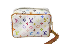 画像をギャラリービューアに読み込む, LOUIS VUITTON ルイヴィトン ポーチ トゥルース ワピティ ホワイト モノグラムマルチカラー M58033 ゴールド金具 美品 中古 4c068604