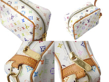 画像をギャラリービューアに読み込む, LOUIS VUITTON ルイヴィトン ポーチ トゥルース ワピティ ホワイト モノグラムマルチカラー M58033 ゴールド金具 美品 中古 4c068604