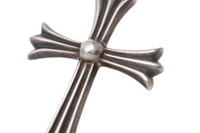 画像をギャラリービューアに読み込む, ChromeHearts クロムハーツ ラージCHクロスWベイル ネックレストップ 42.776g シルバー925 1998年製 美品 中古 4c068624