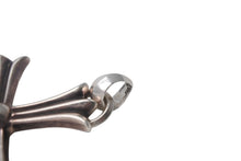 画像をギャラリービューアに読み込む, ChromeHearts クロムハーツ ラージCHクロスWベイル ネックレストップ 42.776g シルバー925 1998年製 美品 中古 4c068624