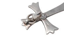 画像をギャラリービューアに読み込む, ChromeHearts クロムハーツ ラージCHクロスWベイル ネックレストップ 42.776g シルバー925 1998年製 美品 中古 4c068624