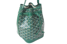 Load image into Gallery viewer, 新品同様 GOYARD ゴヤール プティフロ バケット バッグ グリーン ショルダーバッグ PVC レザー PEFLOTPMLTY09CL09P 中古 4c068654