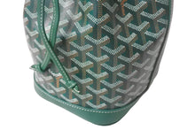 Load image into Gallery viewer, 新品同様 GOYARD ゴヤール プティフロ バケット バッグ グリーン ショルダーバッグ PVC レザー PEFLOTPMLTY09CL09P 中古 4c068654