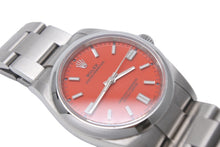 Load image into Gallery viewer, ROLEX ロレックス 時計 126000 コーラルレッド文字盤 36mm オイスターパーペチュアル 自動巻 ステンレススチール 美品 中古 4c068657