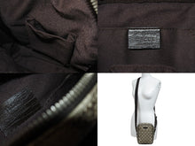 Load image into Gallery viewer, GUCCI グッチ ショルダーバッグ コンパクトバッグ GGキャンバス ベージュ レザー 122754 美品 中古 4c068666