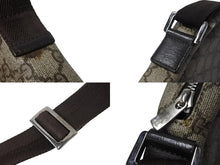 Load image into Gallery viewer, GUCCI グッチ ショルダーバッグ コンパクトバッグ GGキャンバス ベージュ レザー 122754 美品 中古 4c068666