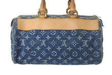 Load image into Gallery viewer, LOUIS VUITTON ルイヴィトン ハンドバッグ ネオスピーディ M95019 モノグラムデニム ゴールド金具 美品 中古 4c068685