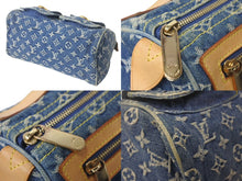 Load image into Gallery viewer, LOUIS VUITTON ルイヴィトン ハンドバッグ ネオスピーディ M95019 モノグラムデニム ゴールド金具 美品 中古 4c068685