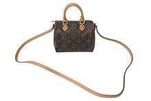 画像をギャラリービューアに読み込む, LouisVuitton ルイヴィトン ナノスピーディ 2Way ショルダーバッグ ハンドバッグ M61252 モノグラムキャンバス 美品 中古 4c068690