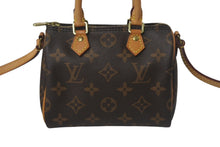 Load image into Gallery viewer, LouisVuitton ルイヴィトン ナノスピーディ 2Way ショルダーバッグ ハンドバッグ M61252 モノグラムキャンバス 美品 中古 4c068690