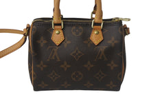 Load image into Gallery viewer, LouisVuitton ルイヴィトン ナノスピーディ 2Way ショルダーバッグ ハンドバッグ M61252 モノグラムキャンバス 美品 中古 4c068690