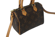 Load image into Gallery viewer, LouisVuitton ルイヴィトン ナノスピーディ 2Way ショルダーバッグ ハンドバッグ M61252 モノグラムキャンバス 美品 中古 4c068690