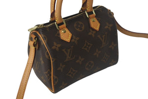 LouisVuitton ルイヴィトン ナノスピーディ 2Way ショルダーバッグ ハンドバッグ M61252 モノグラムキャンバス 美品 中古 4c068690