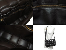 Load image into Gallery viewer, BOTTEGAVENETA ボッテガヴェネタ ショルダーバッグ パデッド カセット イントレチャート パープル 591970VCQR19782 美品 中古 4c068708