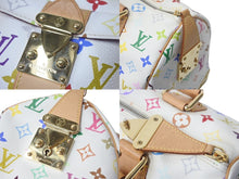 Load image into Gallery viewer, LouisVuitton ルイヴィトン スピーディ30 ボストンバッグ モノグラムマルチ M92643 モノグラムマルチ ホワイト 美品 中古 4c068709