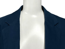 画像をギャラリービューアに読み込む, JIL SANDER ジルサンダー ジャケット スーツ 17SS JK JM YS 0004 コットン ポリウレタン ネイビー サイズ44 美品 中古 4c068745