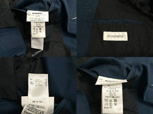 画像をギャラリービューアに読み込む, JIL SANDER ジルサンダー ジャケット スーツ 17SS JK JM YS 0004 コットン ポリウレタン ネイビー サイズ44 美品 中古 4c068745