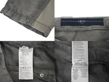 Load image into Gallery viewer, HIGH ハイ カーゴパンツ ボトムス イタリア製 コットン エラスタン サイズUSA6 グレー シルバー金具 美品 中古 4c068748