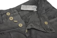 Load image into Gallery viewer, HIGH ハイ カーゴパンツ ボトムス イタリア製 コットン エラスタン サイズUSA6 グレー シルバー金具 美品 中古 4c068748
