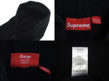 Load image into Gallery viewer, Supreme シュプリーム Pearl Hooded Sweatshirt パーカー サイズXL 真珠の耳飾りの少女 フェルメール 20FW ブラック コットン 美品 中古 4c068750