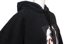 Load image into Gallery viewer, Supreme シュプリーム Pearl Hooded Sweatshirt パーカー サイズXL 真珠の耳飾りの少女 フェルメール 20FW ブラック コットン 美品 中古 4c068750