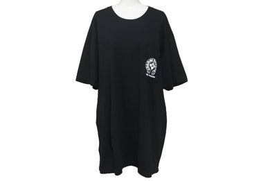 CHROME HEARTS クロムハーツ 半袖Ｔシャツ ラスベガス限定 サイズXL ホースシュー プリント ブラック コットン 美品 中古 4c068753