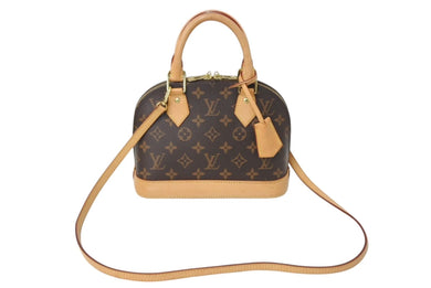 LOUIS VUITTON ルイヴィトン アルマBB ハンドバッグ M53152 ショルダー 2WAY モノグラムキャンバス PVC レザー 美品 中古 4c068782