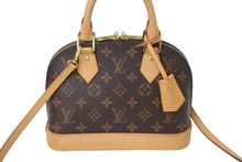 画像をギャラリービューアに読み込む, LOUIS VUITTON ルイヴィトン アルマBB ハンドバッグ M53152 ショルダー 2WAY モノグラムキャンバス PVC レザー 美品 中古 4c068782