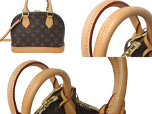 画像をギャラリービューアに読み込む, LOUIS VUITTON ルイヴィトン アルマBB ハンドバッグ M53152 ショルダー 2WAY モノグラムキャンバス PVC レザー 美品 中古 4c068782