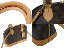画像をギャラリービューアに読み込む, LOUIS VUITTON ルイヴィトン アルマBB ハンドバッグ M53152 ショルダー 2WAY モノグラムキャンバス PVC レザー 美品 中古 4c068782