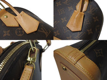 画像をギャラリービューアに読み込む, LOUIS VUITTON ルイヴィトン アルマBB ハンドバッグ M53152 ショルダー 2WAY モノグラムキャンバス PVC レザー 美品 中古 4c068782