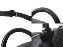 Load image into Gallery viewer, 極美品 LOUISVUITTON ルイヴィトン キーポルバンドリエール 45 ボストンバッグ N41418 ダミエグラフィット PVC レザー 中古 4c068787