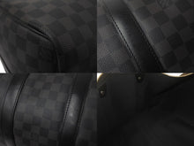 Load image into Gallery viewer, 極美品 LOUISVUITTON ルイヴィトン キーポルバンドリエール 45 ボストンバッグ N41418 ダミエグラフィット PVC レザー 中古 4c068787