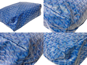 GOYARD ゴヤール ハンドバッグ フィッジPM ホーボー ワンショルダーバッグ ハンドバッグ ブルー 美品 中古 4c068789