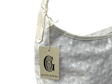 Load image into Gallery viewer, 新品未使用 GOYARD ゴヤール ボエム ホーボーバッグ ホワイト BOHEMEPMLTY50CL50P コーティングキャンバス ホワイト シルバー金具 中古 4c068804