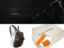 画像をギャラリービューアに読み込む, LOUIS VUITTON ルイヴィトン クリストファー MM リュック バックパック M43735 モノグラムマカサー PVC レザー 美品 中古 4c068821