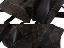 画像をギャラリービューアに読み込む, LOUIS VUITTON ルイヴィトン クリストファー MM リュック バックパック M43735 モノグラムマカサー PVC レザー 美品 中古 4c068821