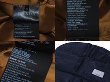 画像をギャラリービューアに読み込む, 極美品 PRADA プラダ ブルゾン ビッグロゴ プリント ジャケット コットン ジップアップ サイズXS 中古 4c068825