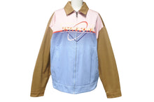 画像をギャラリービューアに読み込む, 極美品 PRADA プラダ ブルゾン ビッグロゴ プリント ジャケット コットン ジップアップ サイズXS 中古 4c068825