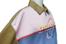 画像をギャラリービューアに読み込む, 極美品 PRADA プラダ ブルゾン ビッグロゴ プリント ジャケット コットン ジップアップ サイズXS 中古 4c068825