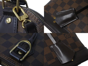 LOUIS VUITTON ルイヴィトン ダミエ エベヌ アルマBB 2WAY ハンドバッグ N41221 ブラウン ショルダー PVC ゴールド金具 美品 中古 4c068897