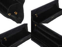 Load image into Gallery viewer, 極美品 CHANEL シャネル マトラッセ サテン ショルダーバッグ 6番台 ブラック ココマーク ロゴ 鞄 ゴールド金具 中古 4c068921