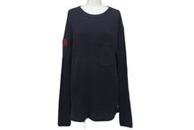 画像をギャラリービューアに読み込む, CHROME HEARTS クロムハーツ 長袖サーマルＴシャツ サイズXS 90年代 ダガー FUCK YOU 刺繍 ネイビー レッド コットン 美品 中古 4c068935