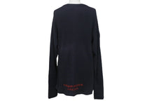 画像をギャラリービューアに読み込む, CHROME HEARTS クロムハーツ 長袖サーマルＴシャツ サイズXS 90年代 ダガー FUCK YOU 刺繍 ネイビー レッド コットン 美品 中古 4c068935