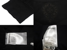 画像をギャラリービューアに読み込む, CHROME HEARTS クロムハーツ 長袖Ｔシャツ マルチセメタリークロス プリント 20SS ブラック マルチカラー M 美品 中古 4c068938