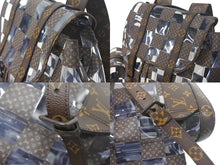 Load image into Gallery viewer, 新品未使用 LOUIS VUITTON ルイヴィトン クリストファー MM リュック バックパック M20865 モノグラムチェス 22AW ブラウン クリア 中古 4c068950