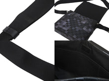 画像をギャラリービューアに読み込む, LOUIS VUITTON ルイヴィトン ディストリクトPM ショルダーバッグ N40072 ダミエグラフィット ピクセル PVC レザー シルバー金具 美品 中古 4c068953